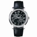 Audemars Piguet Jules Audemars Black Dial 18kt White Gold Diamond Black Leather Men's Watch 15140BCZZA002CR03