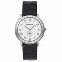 Audemars Piguet Jules Audemars Silver Dial 18kt White Gold Black Leather Men's Watch 15056BCOOA001CR02