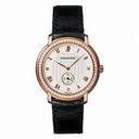 Audemars Piguet Jules Audemars White Dial 18kt Rose Gold Black Leather Men's Watch 15103ORZZA001CR01