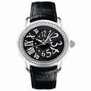 Audemars Piguet Millenary Automatic Black Dial Black Leather Ladies Watch 77301ST.ZZ.D002CR.01