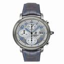 Audemars Piguet Millenary Chronograph Automatic Silver Dial Grey Leather Ladies Watch 26011ST.OO.D007CR.01