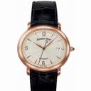 Audemars Piguet Millenary Silver Dial 18kt Rose Gold Black Leather Men's Watch 14908OR0D067CR01
