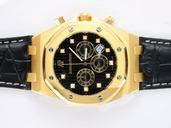 Audemars Piguet Royal Oak 26022OR.00.D088CR.01 Black Dial Round Automatic Watch