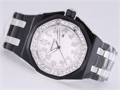 Audemars Piguet Royal Oak 67621ST.ZZ.D002CR.01 Quartz White Dial 33mm Watch