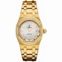 Audemars Piguet Royal Oak Automatic Diamond Yellow Gold Ladies Watch 77321BA.ZZ.1230BA.01.A