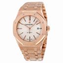 Audemars Piguet Royal Oak Automatic Silver Dial 18kt Rose Gold Men's Watch 15400OROO1220OR02