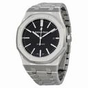 Audemars Piguet Royal Oak Black Dial Stainless Steel Bracelet Men's Watch 15400STOO1220ST01