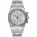 Audemars Piguet Royal Oak Chronograph Diamond 18 kt White Gold Men's Watch 25966BC.ZZ.1185BC.01