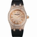 Audemars Piguet Royal Oak Diamond 18kt Rose Gold Ladies Watch 67625OR.ZZ.D009SU.01