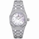 Audemars Piguet Royal Oak Diamond Mother of Pearl Dial Diamond and White Gold Ladies Watch 67602BC.ZZ.1212BC.01