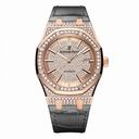 Audemars Piguet Royal Oak Diamond- Paved Dial 18 Carat Pink Gold Automatic Men's Watch 15402OR.ZZ.D003CR.01
