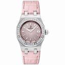 Audemars Piguet Royal Oak Diamond Pink Dial Stainless Steel Ladies Watch 67601ST.ZZ.D057CR.01
