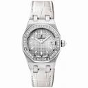 Audemars Piguet Royal Oak Diamond Silver Dial Stainless Steel Ladies Watch 67621ST.ZZ.D012CR.02
