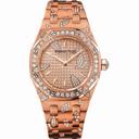 Audemars Piguet Royal Oak Leaves 18kt Pink Gold Diamond Ladies Watch 67616ORZZ1234OR01