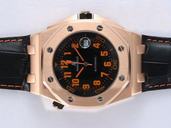 Audemars Piguet Royal Oak Offshore 15340OR.OO.D002CA.01 Rose Gold Case 45mm Black Dial Watch
