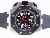 Audemars Piguet Royal Oak Offshore 26062PT.OO.A002CA.01 Mens Black Rubber Strap 44mm Watch