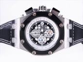Audemars Piguet Royal Oak Offshore 26078PO.OO.D018CR.01 Mens Black Crocodile Leather Strap Watch