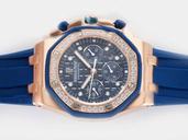 Audemars Piguet Royal Oak Offshore 26113ST.ZZ.D030CR.01 Womens Diamond Bezel Automatic Watch