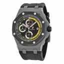 Audemars Piguet Royal Oak Offshore Black Dial Rubber Men's Watch 26207IO.OO.A002CA.01