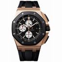 Audemars Piguet Royal Oak Offshore Black Mega Tapisserie Black Rubber Men's Watc