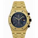 Audemars Piguet Royal Oak Offshore Blue Dial 18kt Yellow Gold Men's Watch 25721BA.OO.1000BA.02