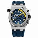 Audemars Piguet Royal Oak Offshore Diver Blue Dial Automatic Men's Chronograph Watch 26703ST.OO.A027CA.01