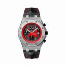 Audemars Piguet Royal Oak Offshore Masato Black Dial Leather Men's Watch 26195ST.OO.D101CR.01