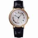 Breguet Classique Automatic Silver Dial Black Leather Men's Watch 5930BA/12/986