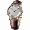 Breguet Classique Automatic Ultra Slim Silver Dial Brown Leather Men's Watch 5157BA119V6