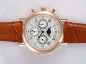 Breguet Classique Chronograph 7137BA/11/9V6 Manual Winding Round White Dial Watch