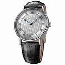 Breguet Classique Silver Dial Black Leather Strap Men's Watch 5967BB/11/9W6