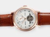 Breguet Classique Tourbillon 5317BR129V6 Mens Brown Crocodile Leather Strap Watch