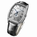 Breguet Heritage Silver Dial 18kt White Gold Diamond Black Leather Men's Watch 3661BB12984DD00