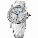 Breguet Marine Mother of Pearl 18kt White Gold Rubber Ladies Watch 8818BB59564DD00