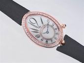Breguet Reine de Naples 8918BA/58/864 Black Rubber Strap Womens Watch