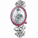Breguet Reine de Naples Mother of Pearl Dial Diamond Ruby 18kt White Gold Ladies Watch 8909BB5DJ21RRRR