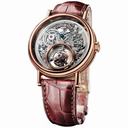 Breguet Tourbillion Messidor Skeleton Dial 18kt Rose Gold Brown Leather Men's Watch 5335BR429W6