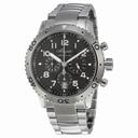 Breguet Transatlantique Type XXI Flyback Ruthenium Dial Stainless Steel Men's Watch 3810ST92SZ9