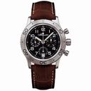 Breguet Type XX Transatlantique Chronograph Black Dial Brown Leather Men's Watch 3820STH29W6