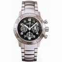 Breguet XX Transatlantique Black Dial Titanium Leather Men's Chronograph Watch 3820TIK2TW9