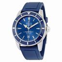 Breitlign Superocean Heritage 46 Automatic Blue Dial Blue Rubber Men's Watch A1732016-C734BLPT