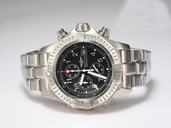 Breitling Aeromarine Chrono Avenger Steel Stainless Steel Case Black Dial 44mm Watch