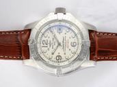 Breitling Aeromarine Superocean Steelfish Steel White Dial Round Watch