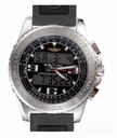Breitling Airwolf E7936210/B962-1RT Round Black Rubber Strap Watch