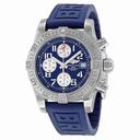 Breitling Avenger II Blue Dial Chronograph Blue Rubber Automatic Men's Watch A1338111-C870BLPD3