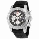Breitling Avenger II Chronograph Gray Dial Black Rubber Men's Watch A1338111/F564BKPD3