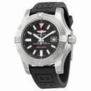 Breitling Avenger II Seawolf Black Dial Black Rubber Men's Watch A1733110-BC30