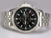 Breitling Bentley Mark VI Black Dial Steel Automatic Mens Watch