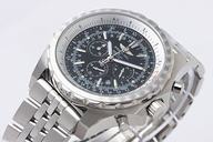 Breitling Bentley Motors 6.75 Blue Dial Midsize White Stainless Steel Strap Watch