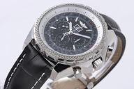 Breitling Bentley Motors A25362 49mm Stainless Steel Case Black Dial Watch
